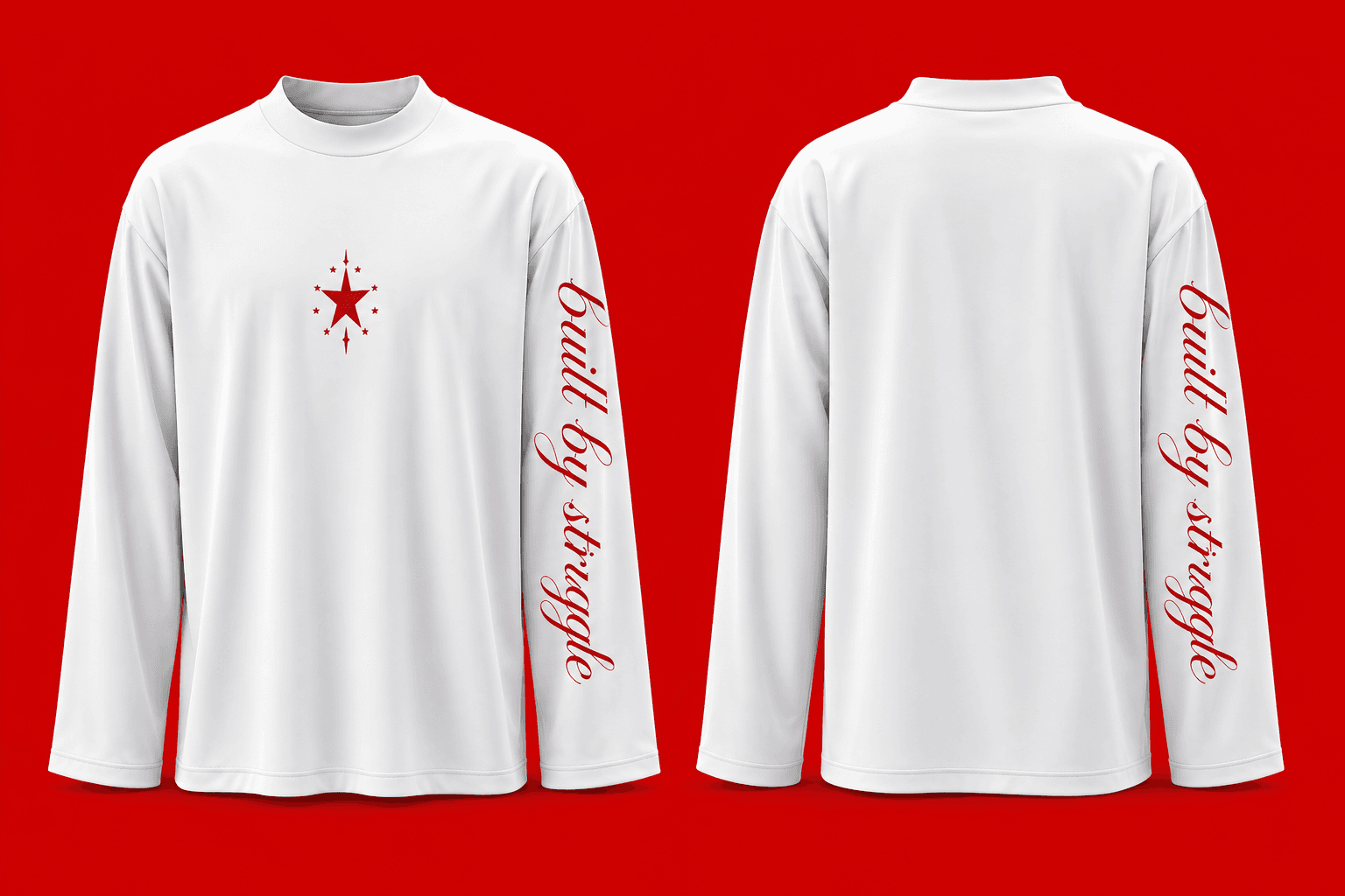 WHITE STAR LONG SLEEVE